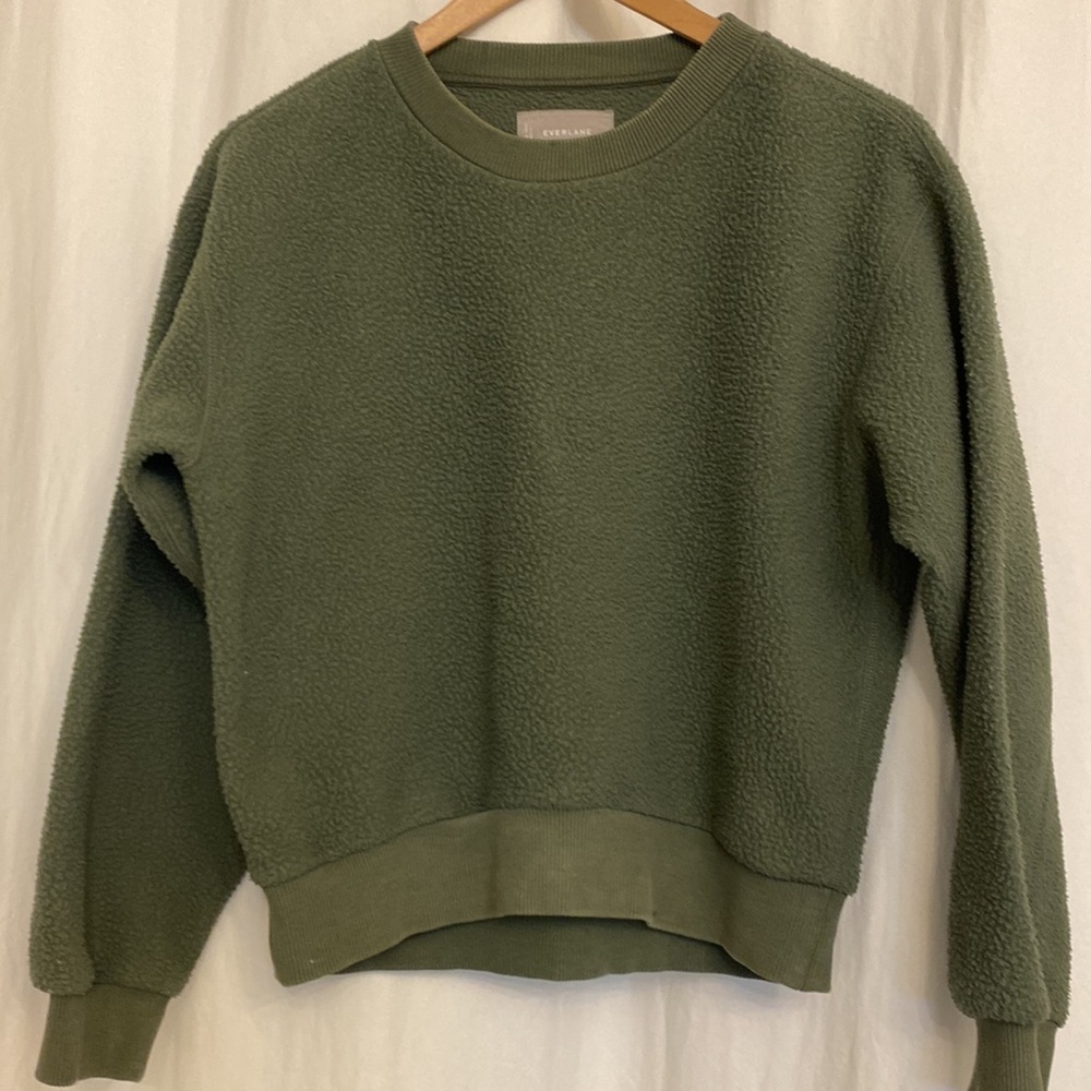 Everlane | ReNew fleece | oversized crew